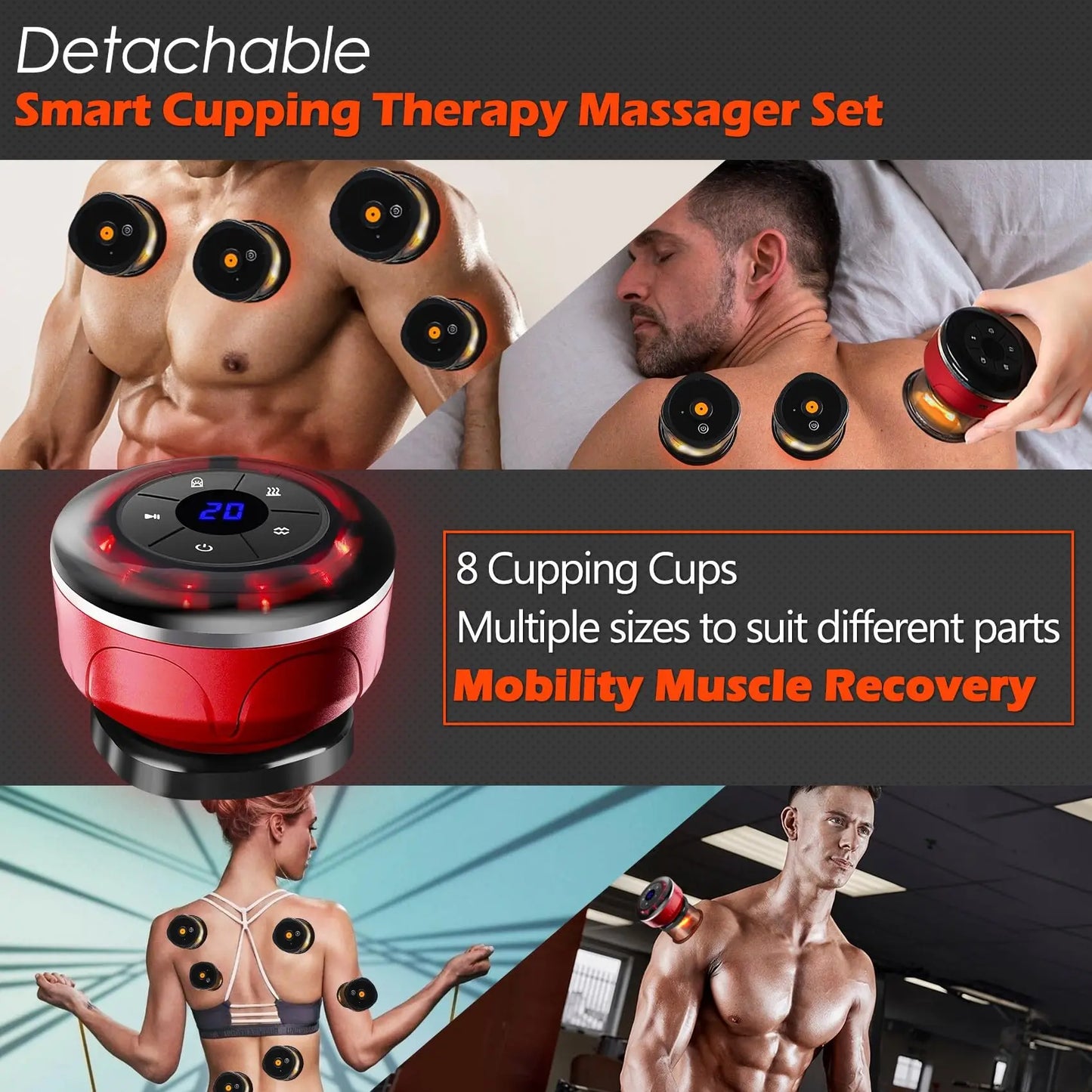 AURASYNC Smart Cupping Massager