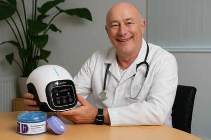 AURASYNC Knee Renew Red Light Therapy Massager